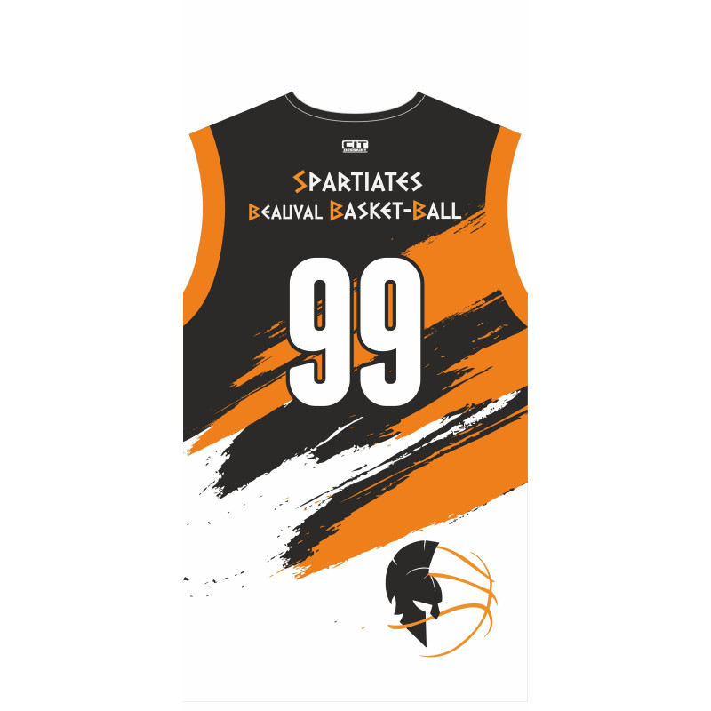 Maillot de basket - Les spartiates de Beauval