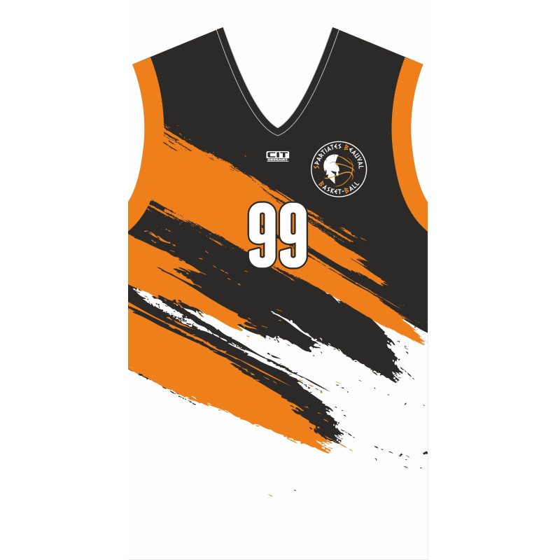 Maillot de basket - Les spartiates de Beauval