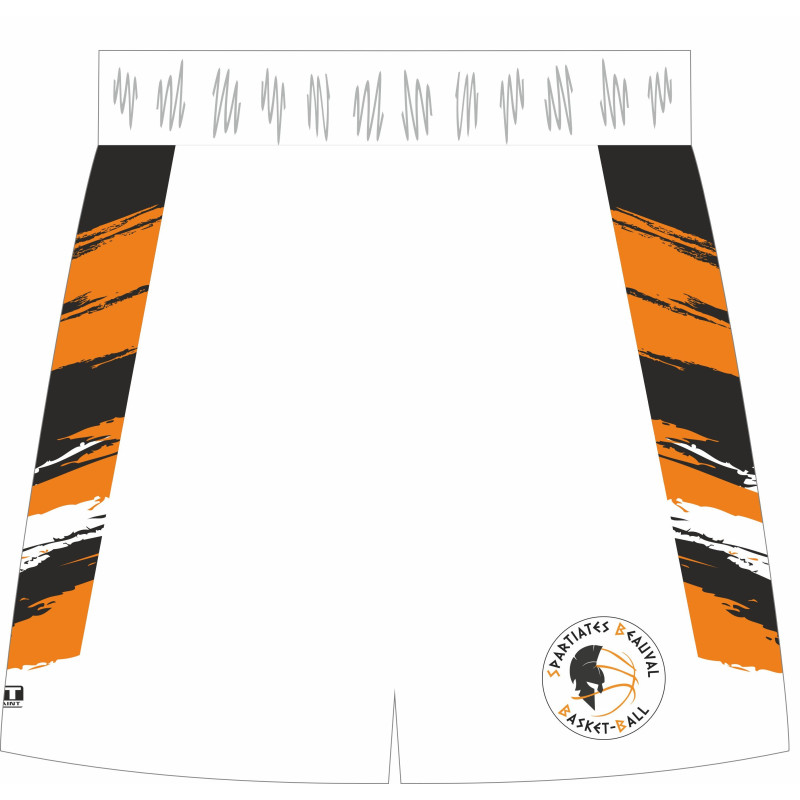 Short de basket sublimé - Les spartiates de Beauval