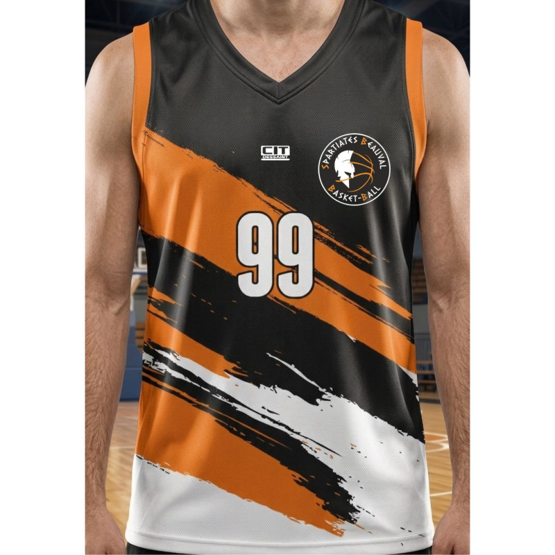 Maillot de basket - Les spartiates de Beauval