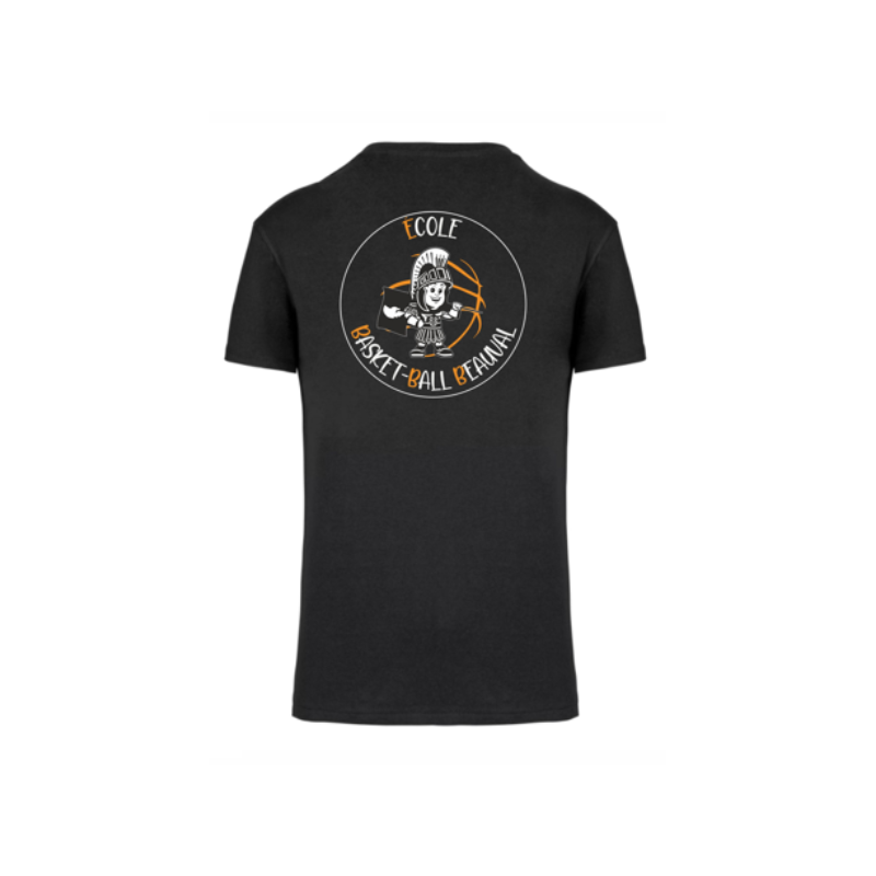 T-shirt coton col rond - Basket & sport adapté