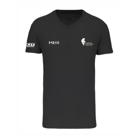 T-shirt col V Adulte - Fitball & stepball